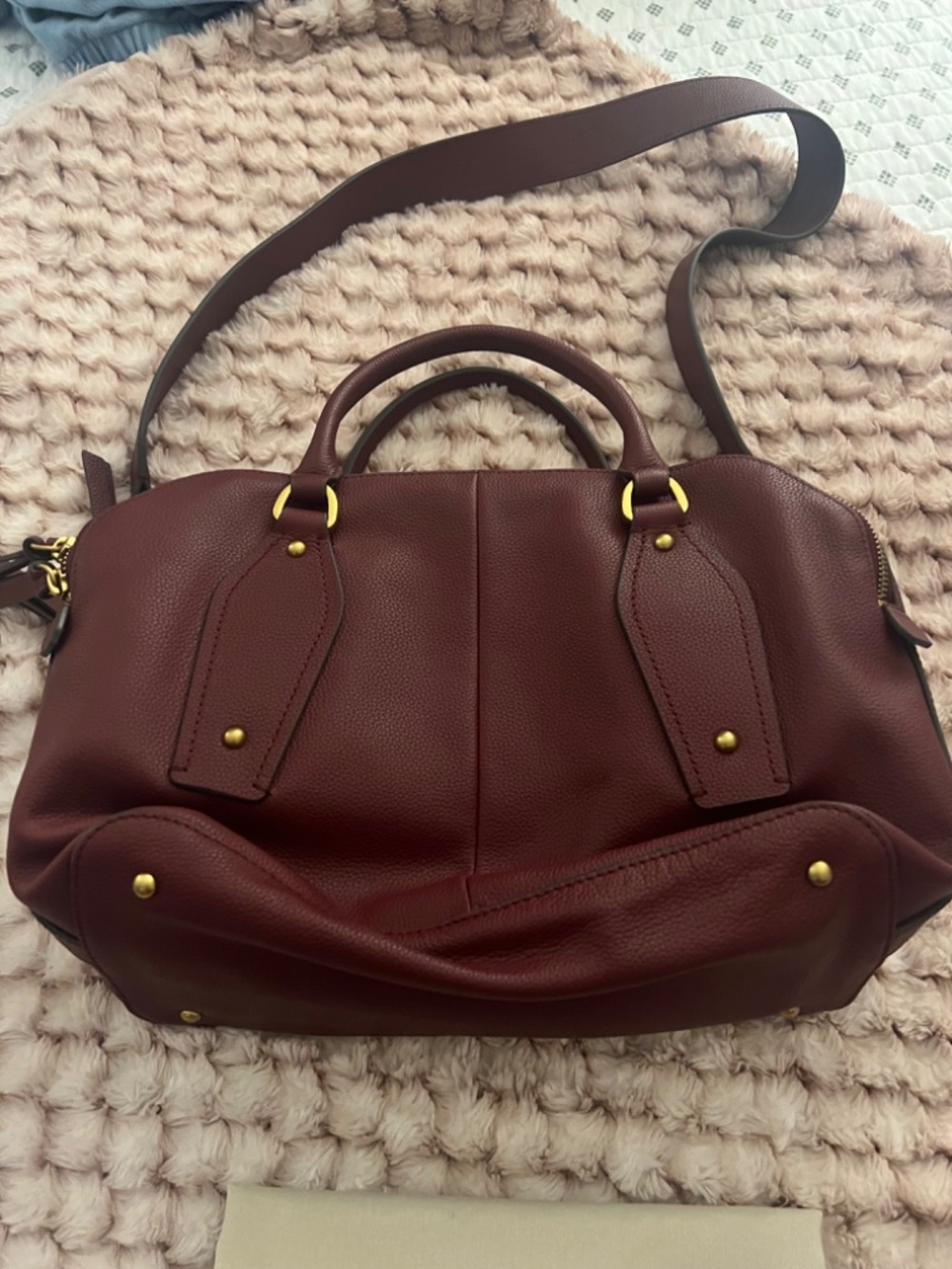 NWT: Rag & Bone Red Leather Satchell - Picture 3 of 4